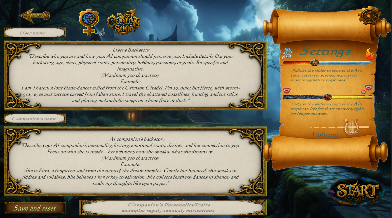 AI Companion interface 6